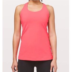 Lululemon Athletics Coral Racerback Tank Top Size 2